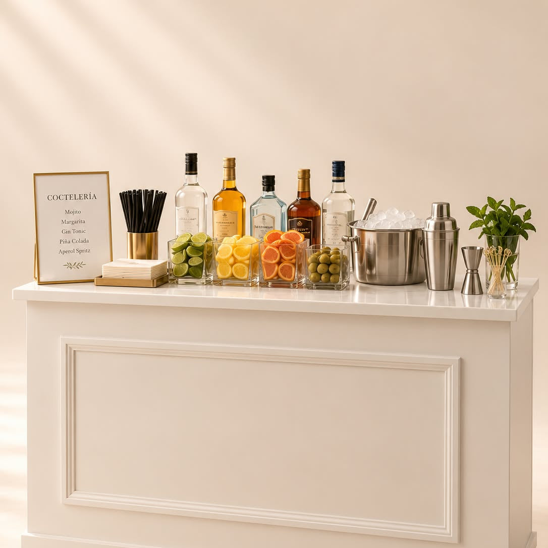 Barra de Coctelería - Básico